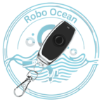 Roboocean 1 Button Black Waterproof RF Remote Transmitter 433.92MHZ EV1527 IC Upscale Superior Open Button Wireless