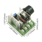 Roboocean 220V 2000W scr voltage regulator