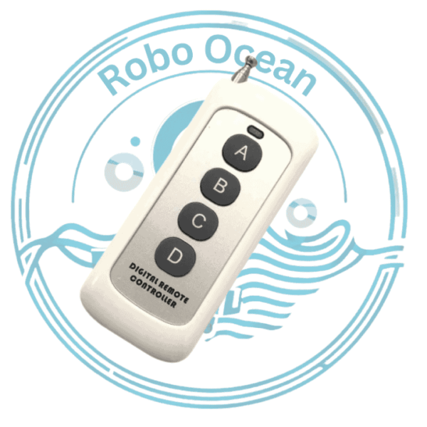Roboocean 433MHZ EV1527 4 Button RF Remote Wireless ABCD Module 1000 Meter Range