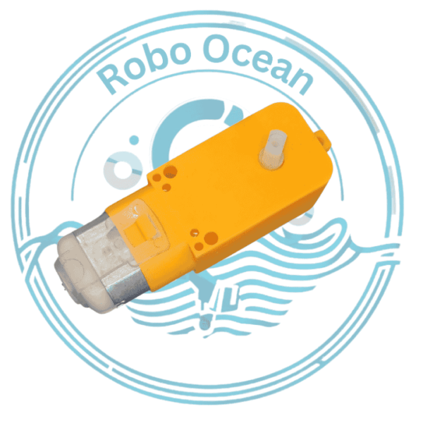 Roboocean Dc 3-12V Single Shaft 300 RPM BO Motor Straight Shaft