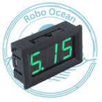 roboocean 0.56 Inch DC 4.5v-30V Red Two-Wire DC Digital Voltmeter Display For Car Bicycle Motorcycle