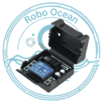 roboocean 12v 433mhz 1 channel rf relay receiver