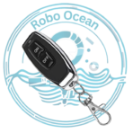 roboocean 2 button wireless remote with receiver