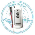 roboocean 500 meter range 433mhz 2 button rf remote with mosfet qiachip