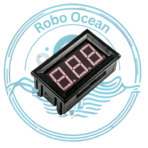 roboocean 70V-500V Red 0.56 Inch Two Wire AC Voltmeter