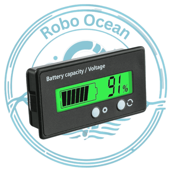 roboocean GY-6GS Green Display 12-84V 3 Strings Lithium Battery Capacity Meter