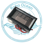 roboocean battery capacity indicator digital voltmeter
