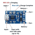 roboocean tp4056 charging module micro usb lithium ion battery charging module