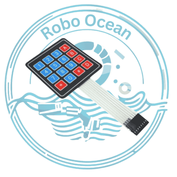 Roboocean 16 Button 4x4 Keypad Membrance Switch Keypad MCU