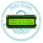 Roboocean 1602 Green Backlight Display module