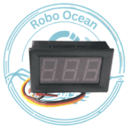 Roboocean 0.56 inch Three Wire Red Digital Dc Voltmeter