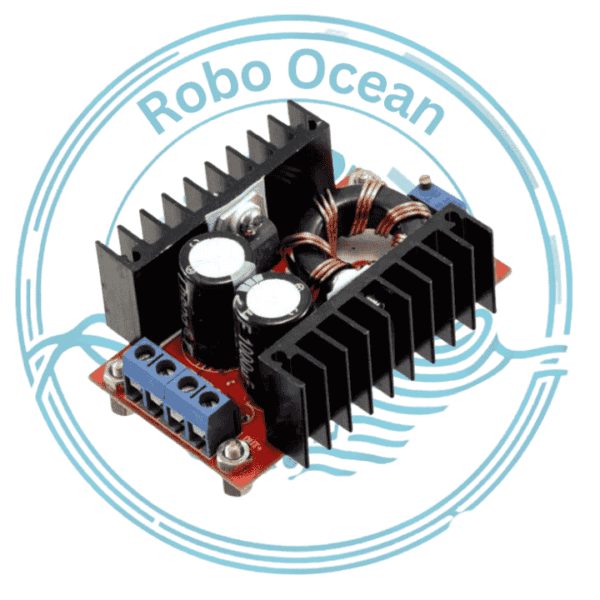 Roboocean 10-32V to 12-35V 6A 150W Boost Converter Adjustable Power Supply Module