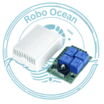 Roboocean 4 channel wireless rf relay reciever