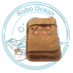 Roboocean 433mhz brown wireless remote 4 button
