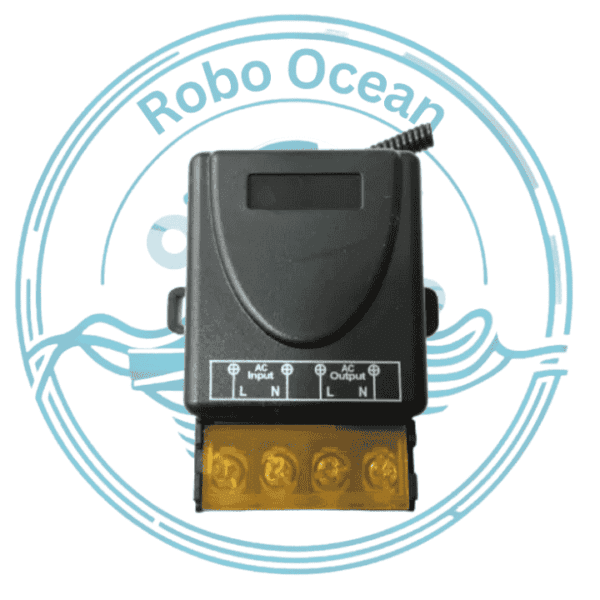 Roboocean Ac 85V-220V 433Mhz 1 Channel Rf Relay Receiver AC Wireless Remote Control Switch