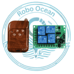 Roboocean Dc 12V 433Mhz 4 Channel Rf Relay Receiver With 4 Button Rf Remote Wireless Remote Control Kit