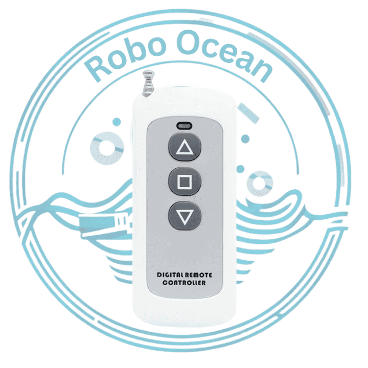 Roboocean EV1527 433Mhz 3 Button RF Remote White Wireless Remote Control