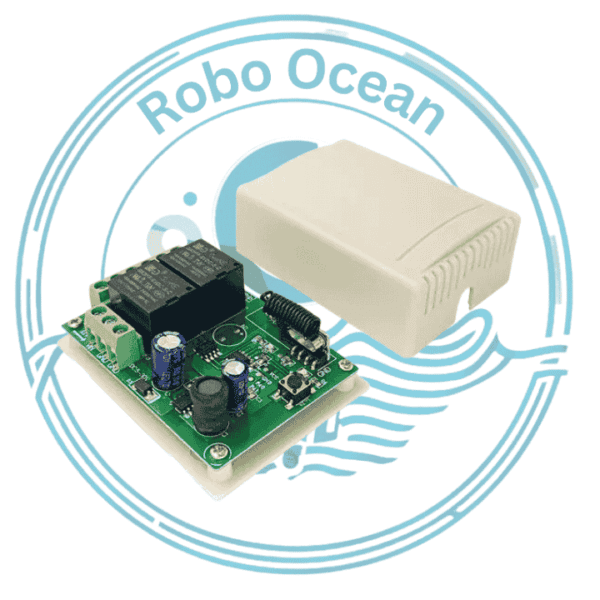 Roboocean Qiachip Dc 12V 433Mhz Wireless Rf Relay Receiver Wireless Remote Controller