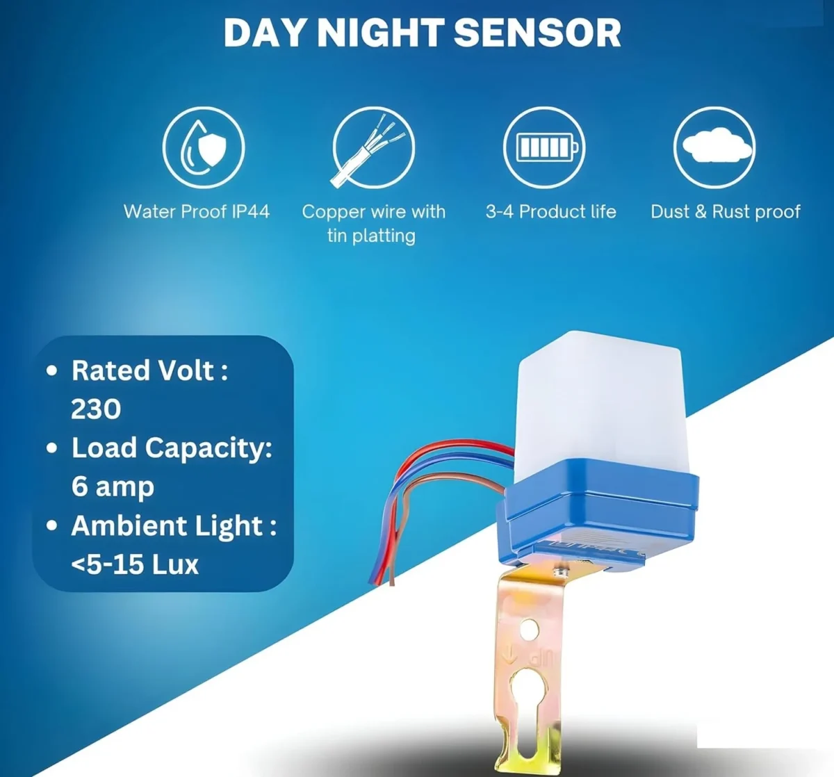 Roboocean automatic on off photocell light sensor