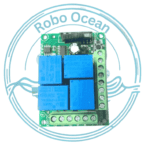 Roboocean dc 12v 433mhz 4 channel rf relay wireless remote control receiver