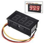 Roboocean red display digital voltmeter