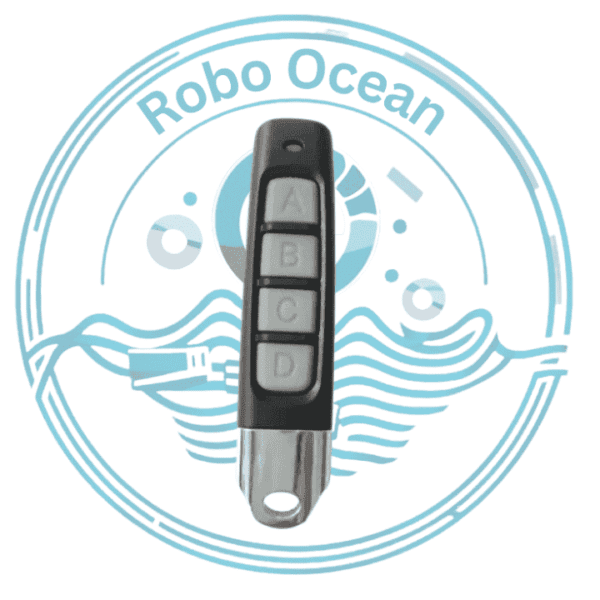 Roboocean 433Mhz Copy Code 4 Button Rf Remote Wireless Slim Rf Remote