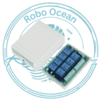 Roboocean DC 12V 10A 433Mhz 8 Channel Wireless Rf Relay Receiver Remote Control Switch